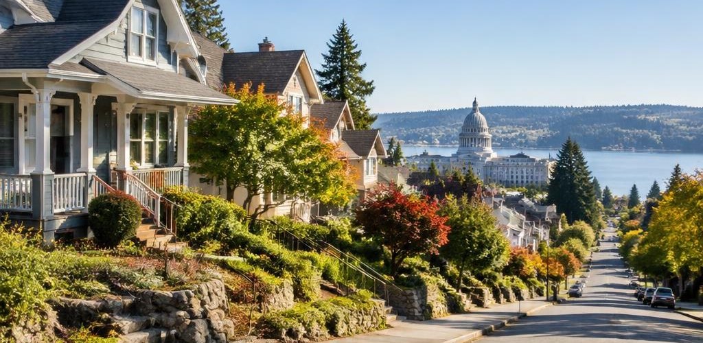 Illustrative residential setting accompanying Iowa vs. Washington State: Cost of Living and Lifestyle Guide