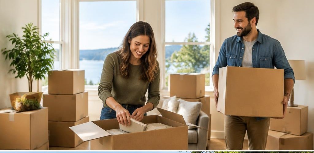 Illustrative homeownership scene accompanying Moving from Kentucky to Olympia, WA: A Relocation Guide