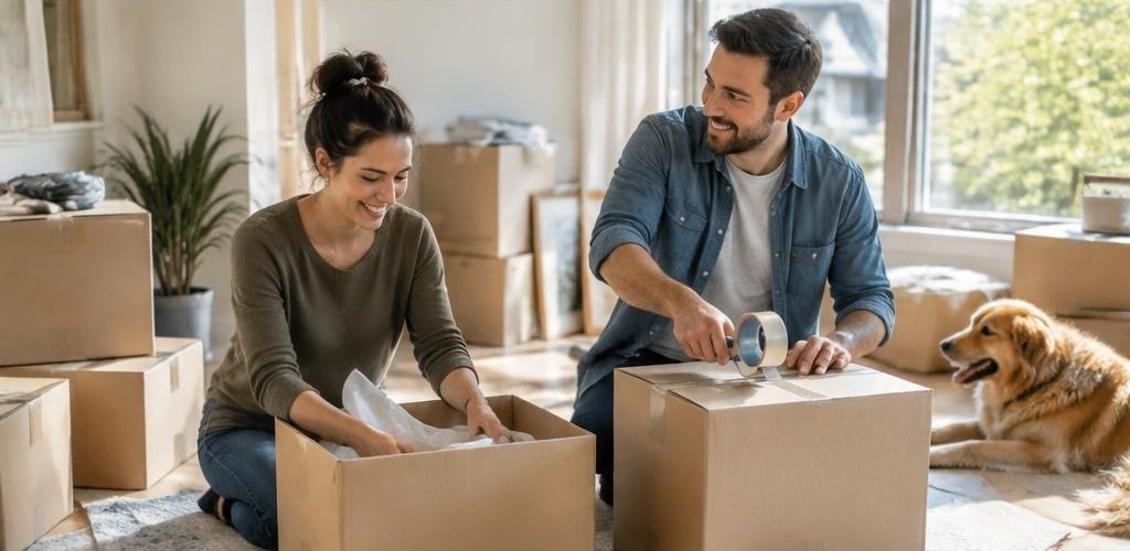 Illustrative homeownership scene accompanying Moving from New Jersey to Olympia, WA: A Step-by-Step Guide