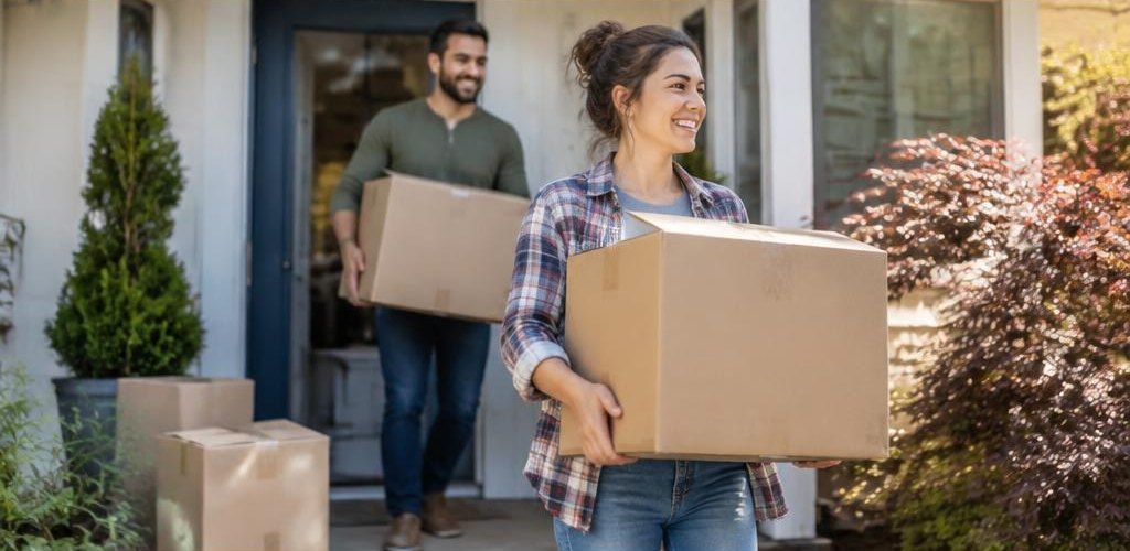 Illustrative homeownership scene accompanying Moving from Missouri to Olympia, WA: A Relocation Guide