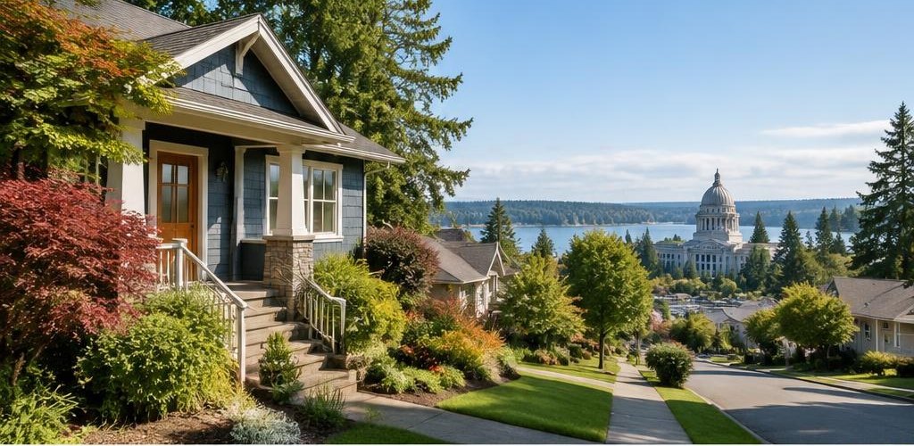 Illustrative residential setting accompanying How to Choose a Truly Local Olympia Real Estate Agent