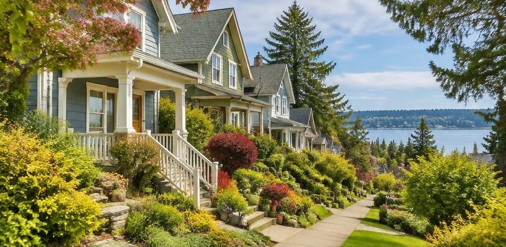 Illustrative residential setting accompanying Moving from North Carolina to Olympia, WA: Relocation Guide
