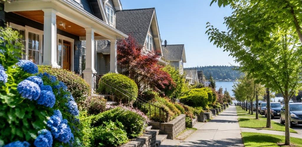 Illustrative residential setting accompanying Relocating to Washington from California: A Home Buyer's Guide