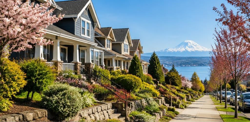 Illustrative residential setting accompanying Moving to Tacoma, WA: Neighborhoods, Waterfront and Home Prices