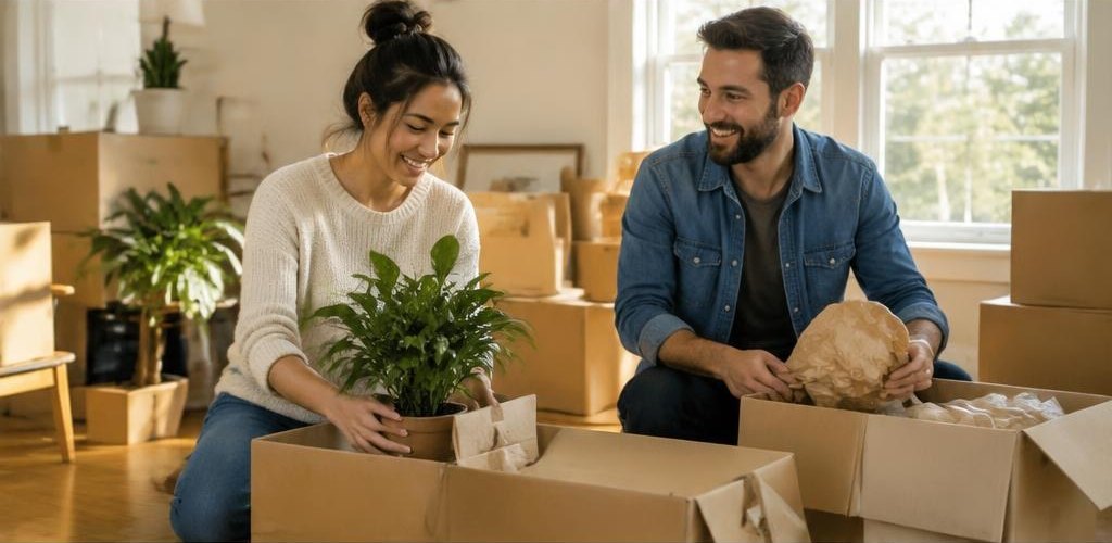 Illustrative homeownership scene accompanying South Dakota vs. Washington State: Relocation Guide to Olympia