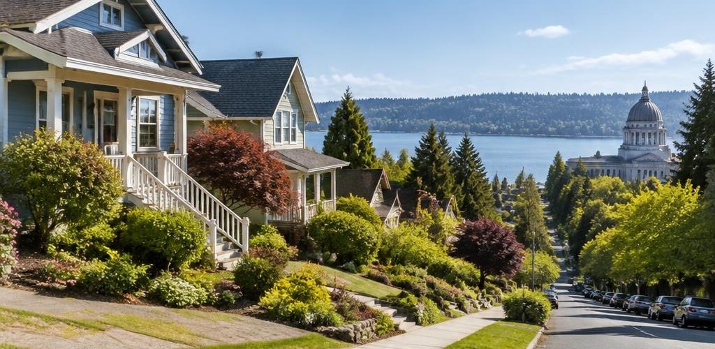 Illustrative residential setting accompanying Idaho vs. Washington State: Cost of Living and Lifestyle Guide