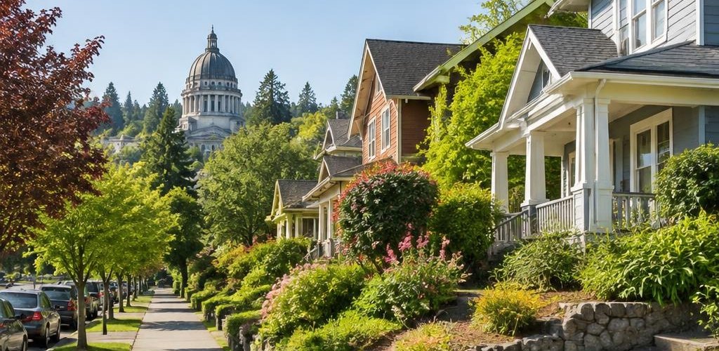 Illustrative residential setting accompanying Delaware vs. Washington State: Cost of Living and Lifestyle Guide