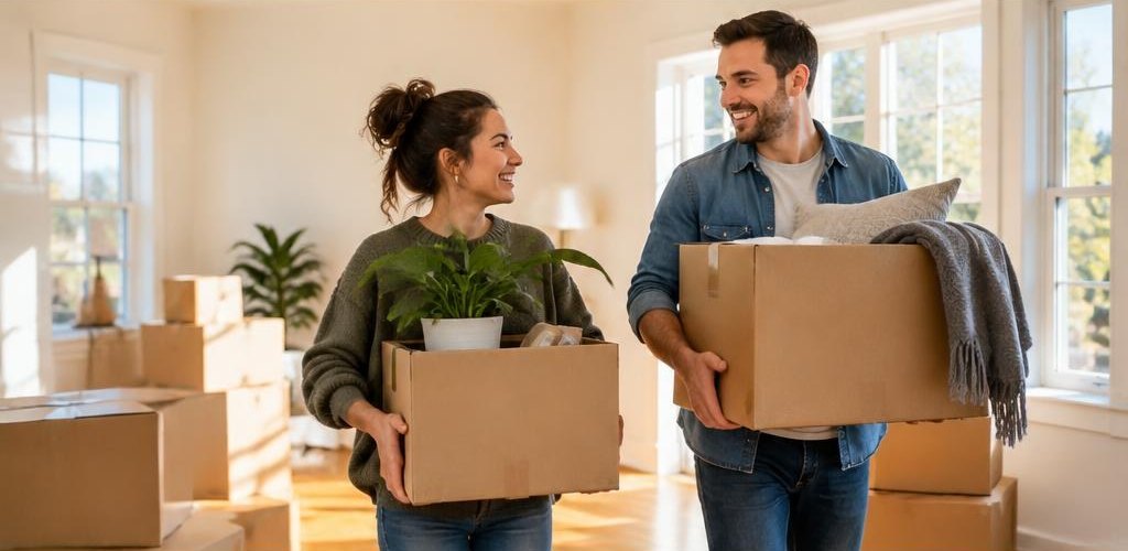 Illustrative homeownership scene accompanying Michigan vs. Washington State: Cost of Living and Lifestyle Guide