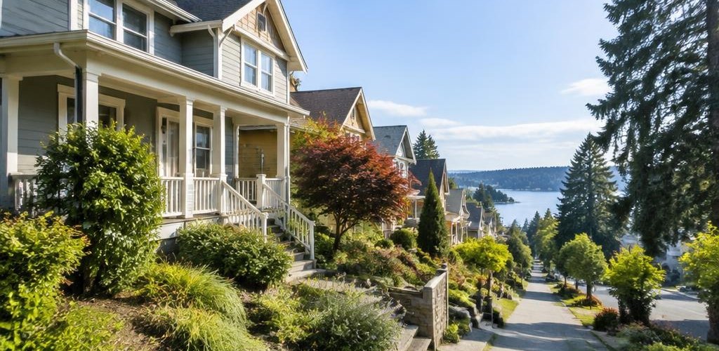 Illustrative residential setting accompanying South Dakota vs. Washington State: Relocation Guide to Olympia