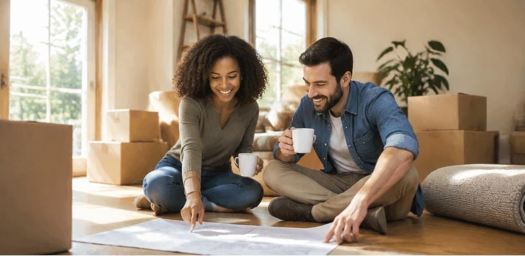 Illustrative homeownership scene accompanying Mississippi vs. Washington State: Moving to Olympia, WA Guide