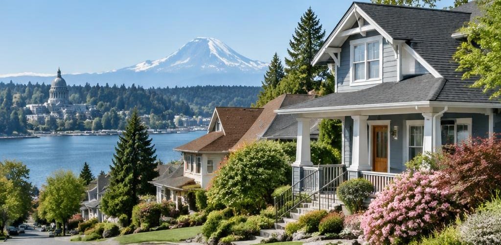 Illustrative residential setting accompanying Moving from Iowa to Olympia, WA: A Step-by-Step Relocation Guide