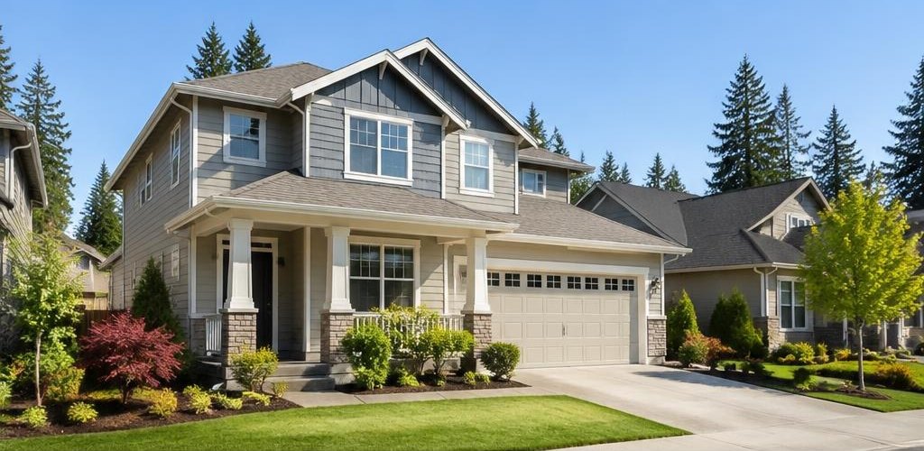 Illustrative residential setting accompanying VA Loan Guide for Washington Military Homebuyers Near JBLM