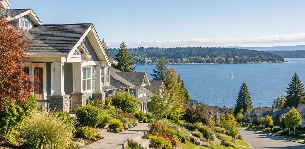 Illustrative residential setting accompanying Boston Harbor and Johnson Point: Buying Near the Water