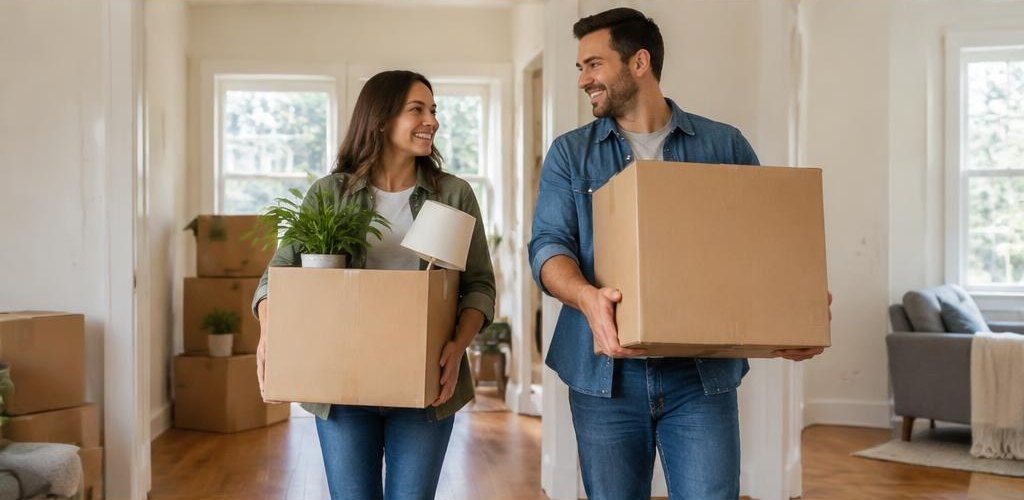 Illustrative homeownership scene accompanying Delaware vs. Washington State: Cost of Living and Lifestyle Guide