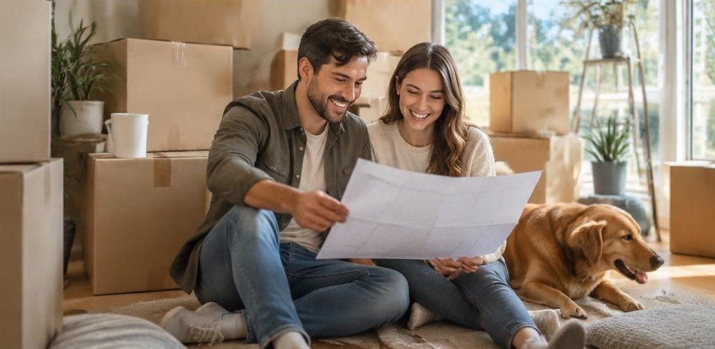 Illustrative homeownership scene accompanying Utah vs. Washington State: Cost of Living and Lifestyle Guide