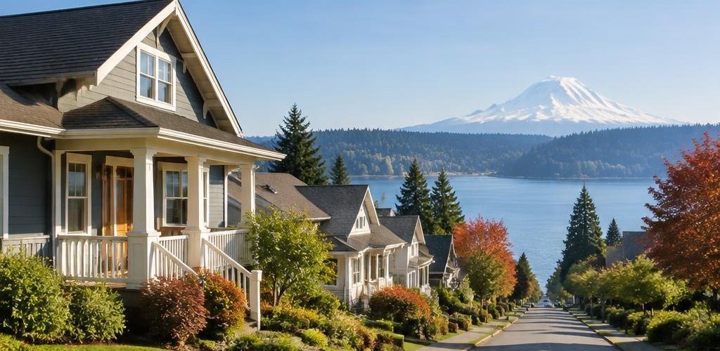 Illustrative residential setting accompanying South Sound Housing Market Report: How to Read the Numbers