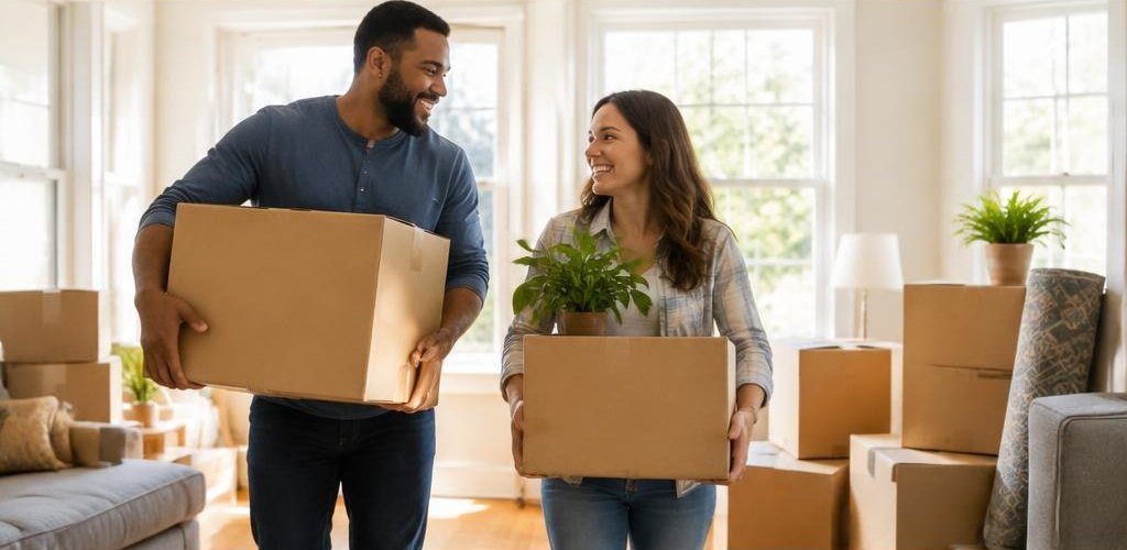 Illustrative homeownership scene accompanying Moving from Alabama to Olympia, WA: A Relocation Guide