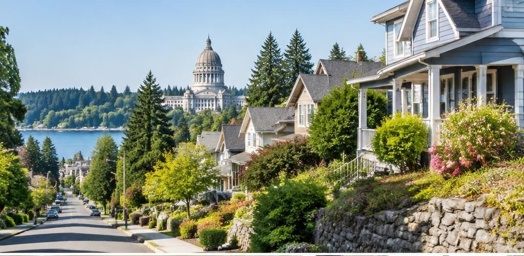 Illustrative residential setting accompanying Moving from Florida to Olympia, WA: A Relocation Guide