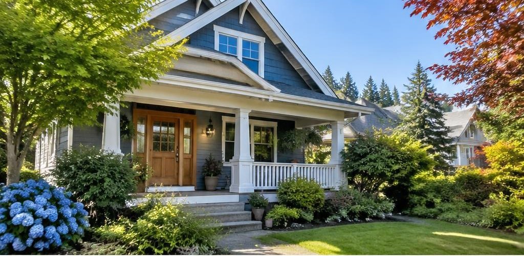 Illustrative residential setting accompanying Pennsylvania vs. Washington State: Relocating to Olympia, WA
