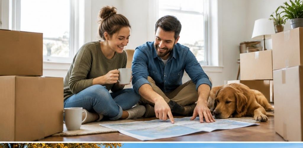 Illustrative homeownership scene accompanying Kansas vs. Washington State: Cost of Living and Lifestyle Guide