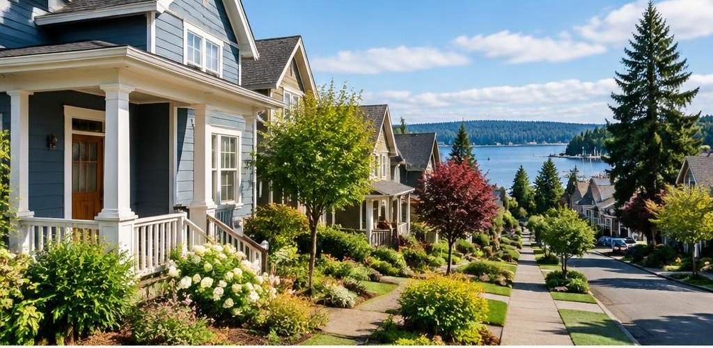 Illustrative residential setting accompanying Moving from Vermont to Olympia, WA: A Relocation Guide