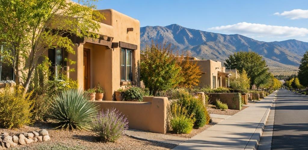 Illustrative residential setting accompanying New Mexico vs. Washington State: Cost of Living and Lifestyle