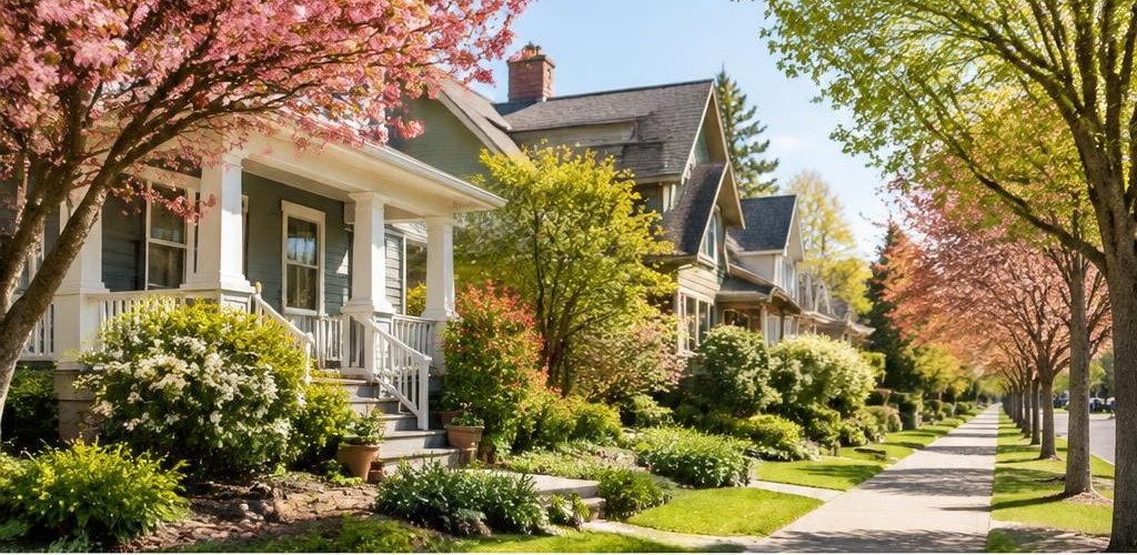 Illustrative residential setting accompanying Finding Your Family’s Fit: A Practical Guide to Olympia Neighborhoods