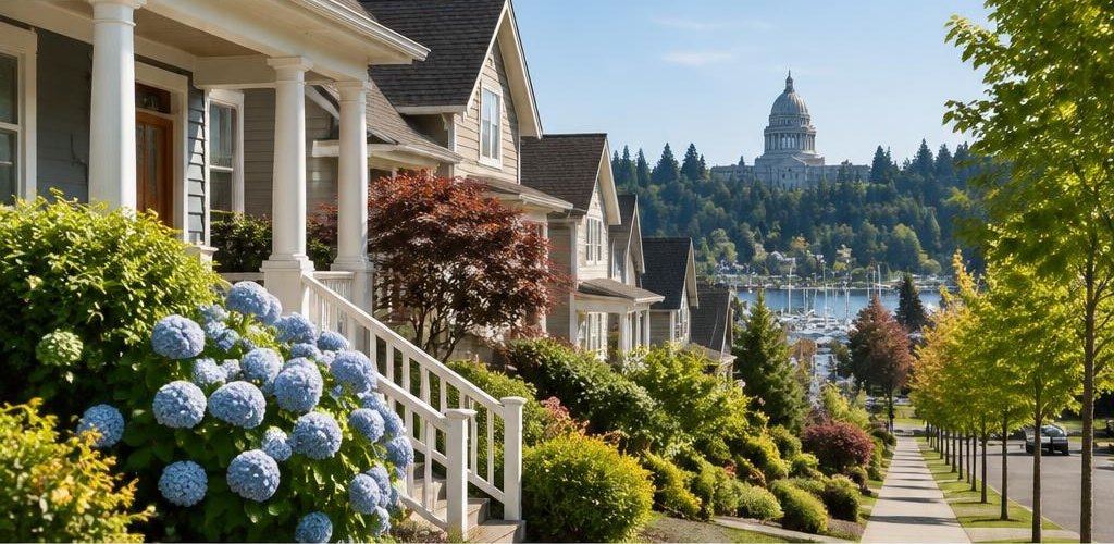 Illustrative residential setting accompanying Capital Gains When Selling a Home in Washington: The Basics