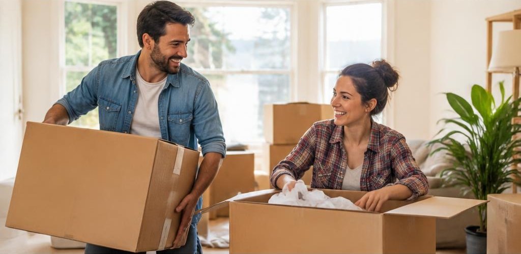 Illustrative homeownership scene accompanying Hawaii vs. Washington State: Moving to Olympia Guide