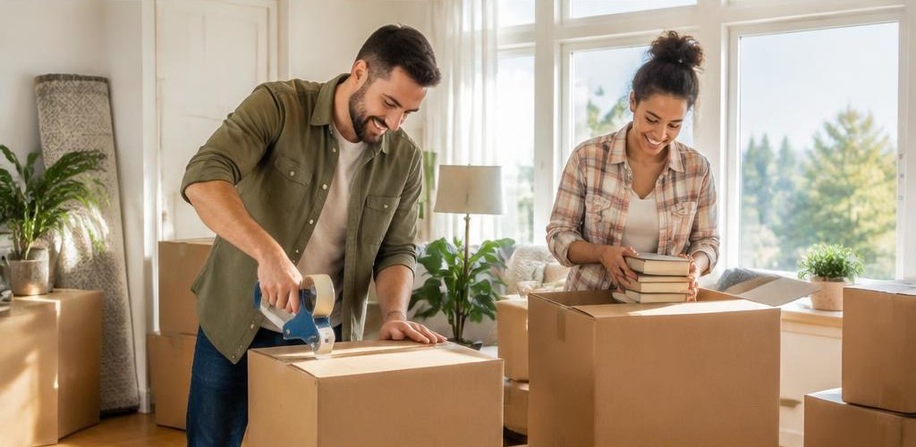 Illustrative homeownership scene accompanying Moving from Nevada to Olympia, WA: A Relocation Guide