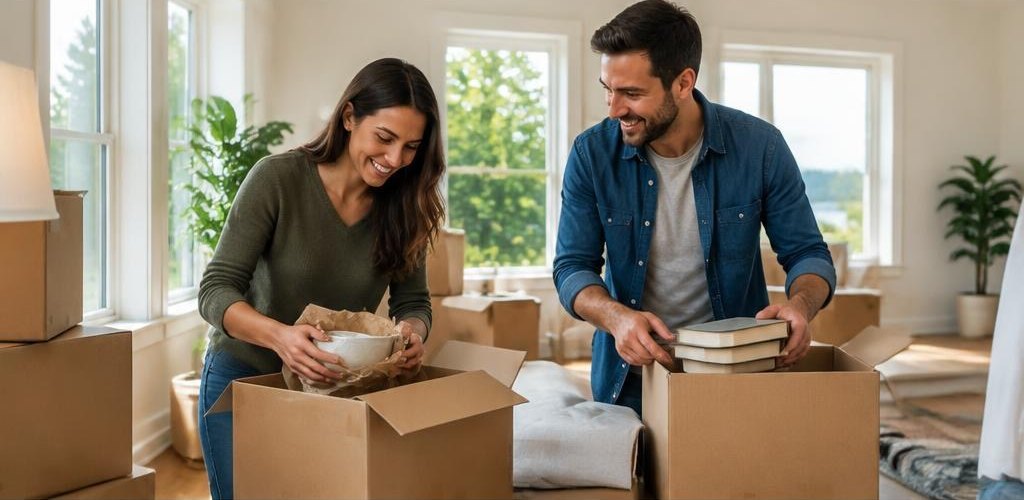 Illustrative homeownership scene accompanying Moving from Tennessee to Olympia, WA: A Relocation Guide