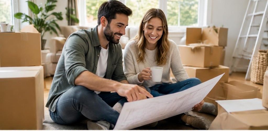 Illustrative homeownership scene accompanying Louisiana vs. Washington State: Cost of Living and Lifestyle