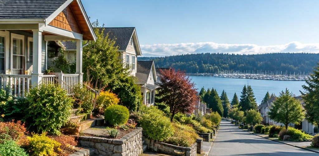 Illustrative residential setting accompanying Buying a Home Near Budd Inlet: Questions to Ask First