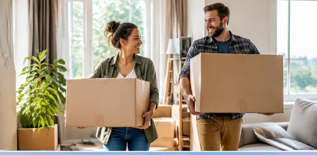 Illustrative homeownership scene accompanying Nebraska vs. Washington State: Cost of Living and Lifestyle Guide