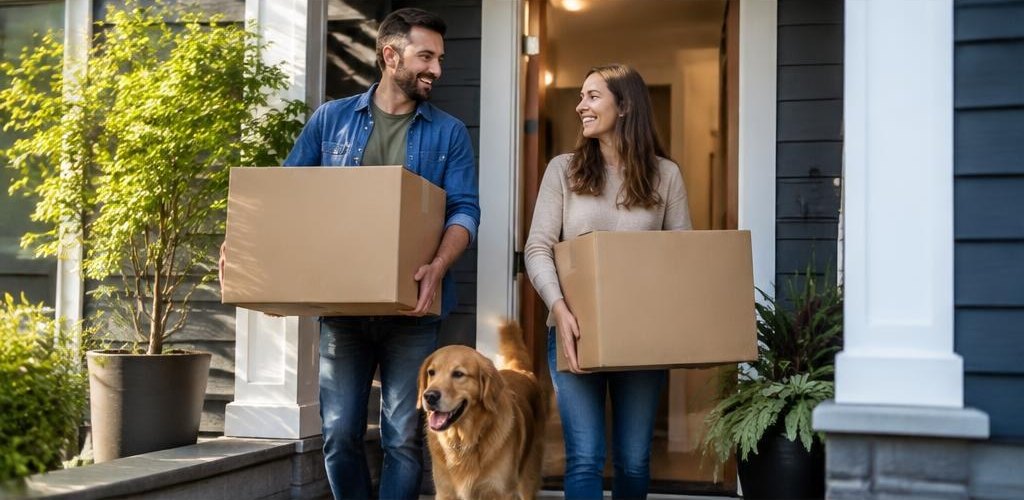 Illustrative homeownership scene accompanying North Dakota vs. Washington State: Cost of Living and Lifestyle