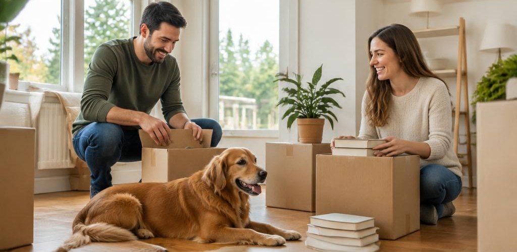 Illustrative homeownership scene accompanying Moving from South Carolina to Olympia, WA: A Relocation Guide