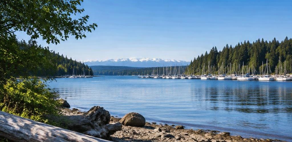 Illustrative Pacific Northwest lifestyle scene accompanying Mississippi vs. Washington State: Moving to Olympia, WA Guide