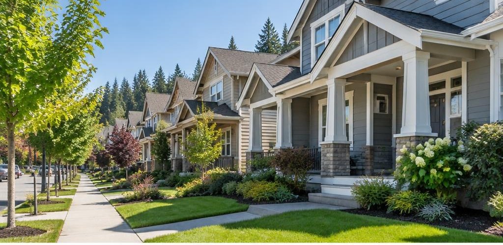 Illustrative residential setting accompanying Moving to Tumwater, WA: Homes, Neighborhoods and Lifestyle