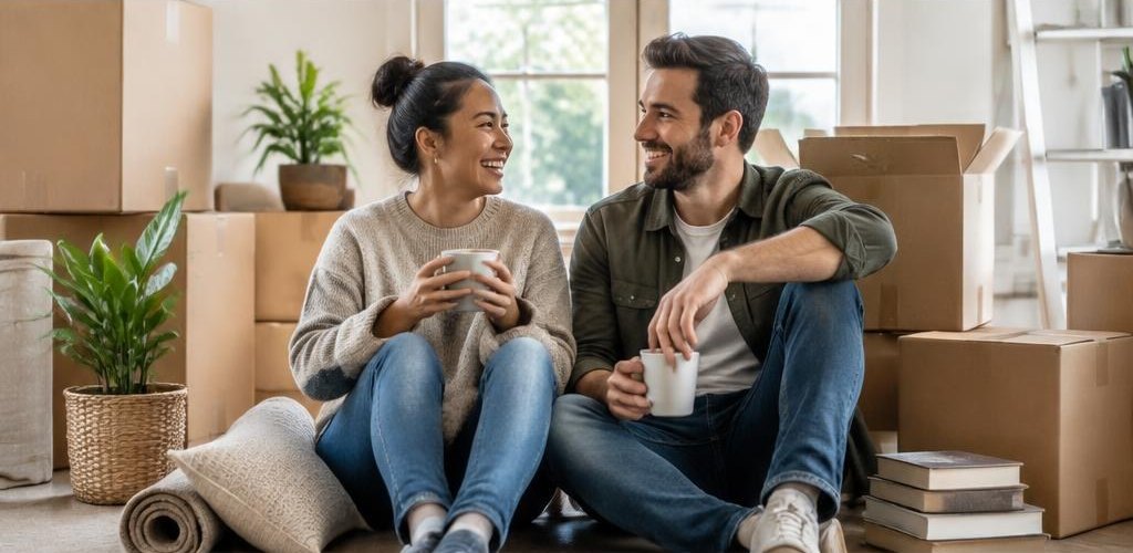 Illustrative homeownership scene accompanying Nevada vs. Washington State: Cost of Living and Lifestyle Guide