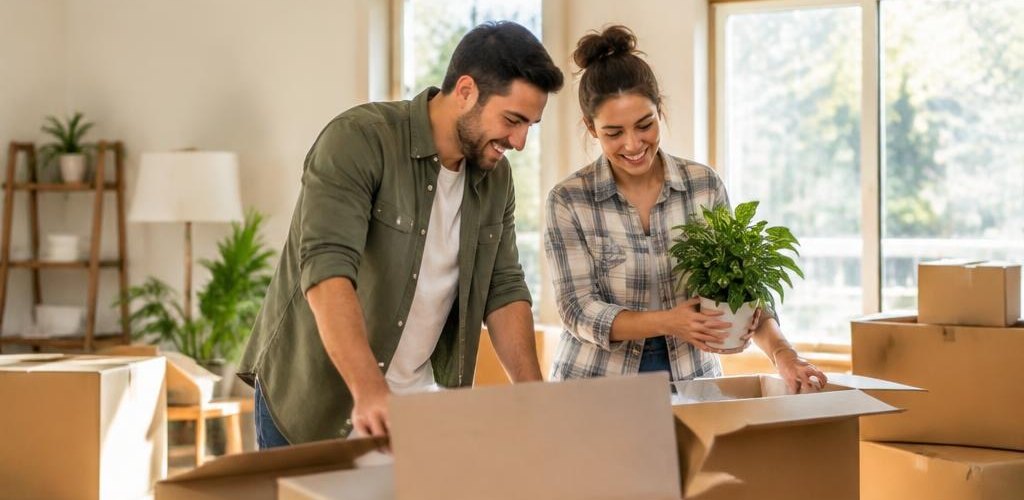 Illustrative homeownership scene accompanying Georgia vs. Washington State: Cost of Living and Lifestyle Guide
