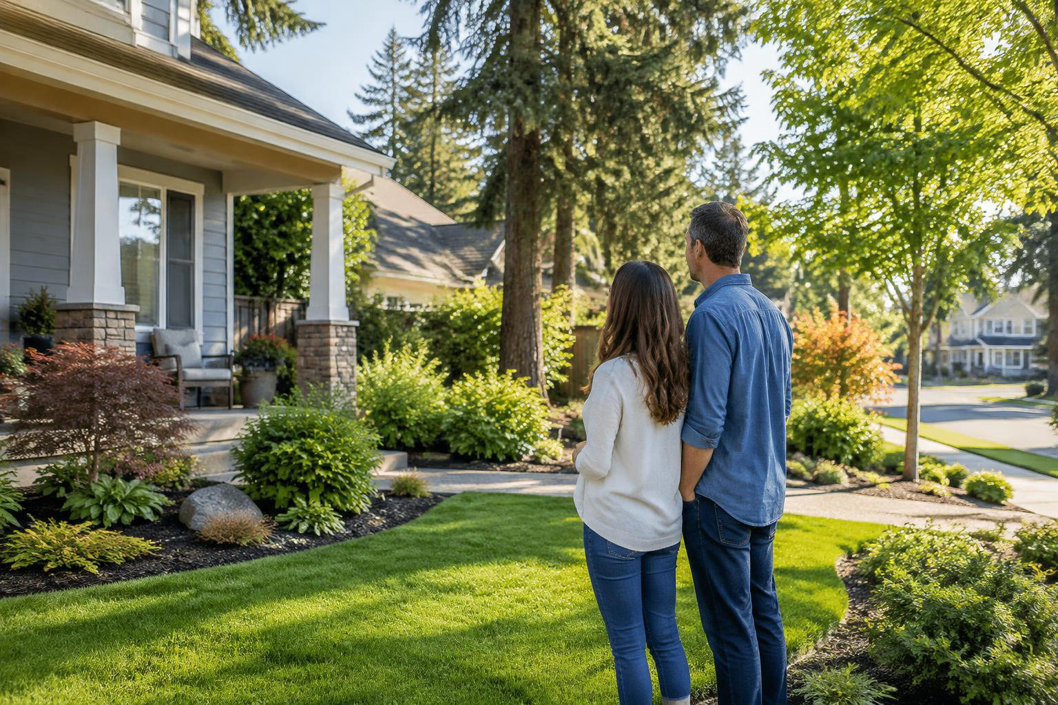 Illustrative a residential exterior or neighborhood streetscape accompanying Before the Sign Goes Up: A Seller’s Guide to Standing Out in Lacey