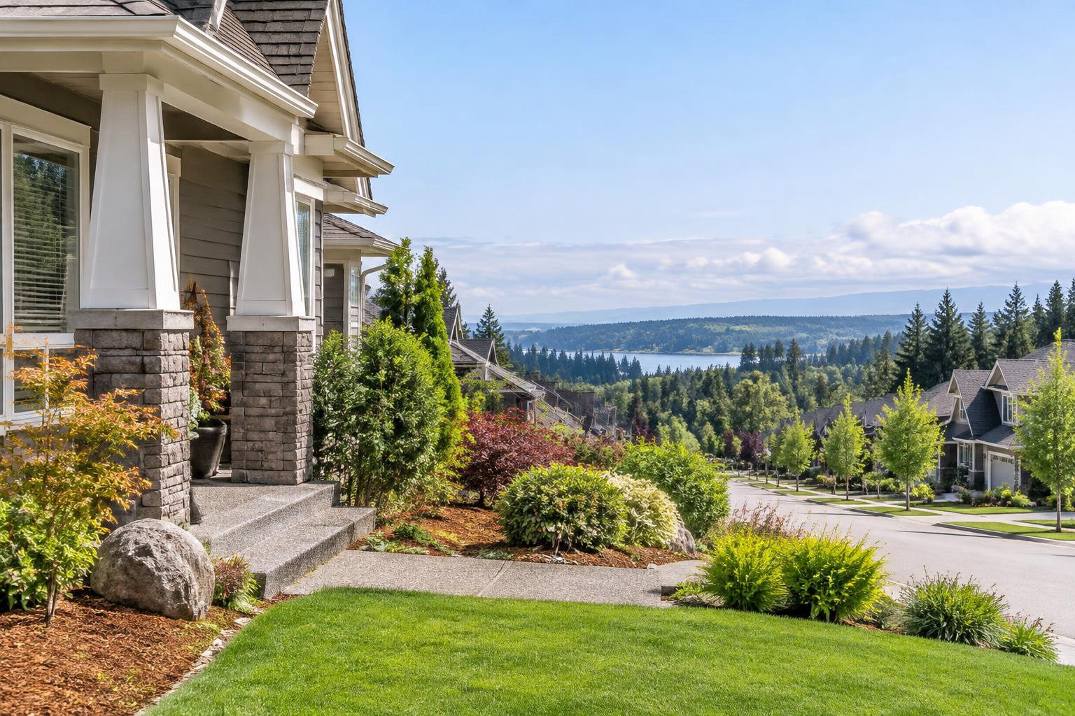 Illustrative a residential exterior or neighborhood streetscape accompanying Before You List in Tumwater: A Seller’s Plan for Pricing, Timing and Strong Offers