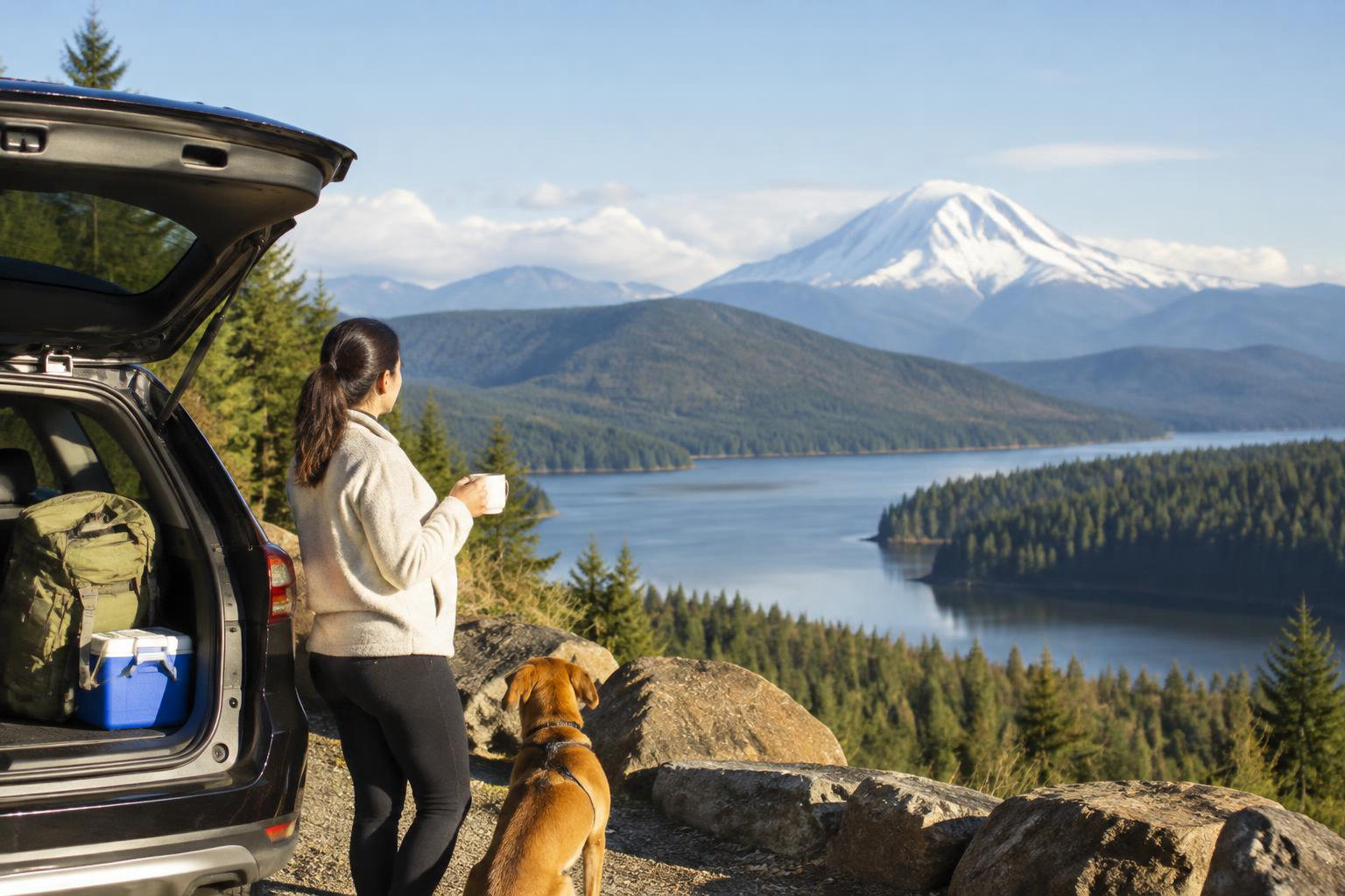 Illustrative a distinct regional lifestyle, outdoor, travel, or home detail accompanying From Seattle or California to Lacey: Build a Move Around Your Real Life