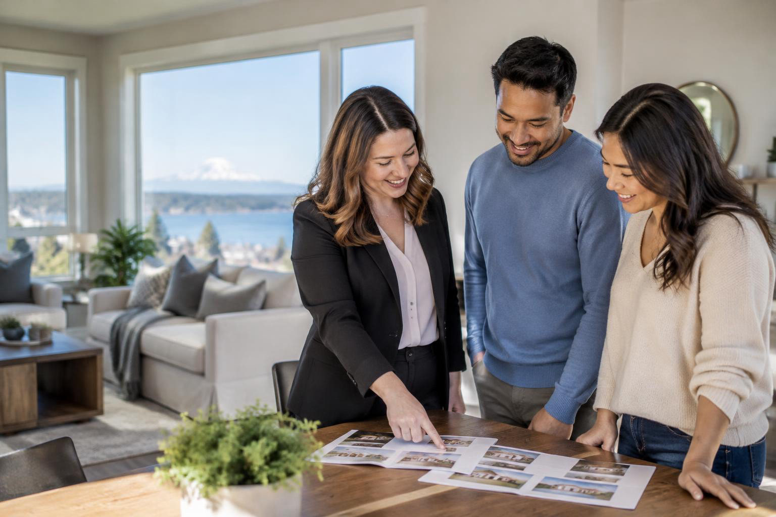 Illustrative people naturally engaged in the article's homeownership or relocation topic accompanying How Do I Find a Trustworthy Listing Agent in Tacoma?
