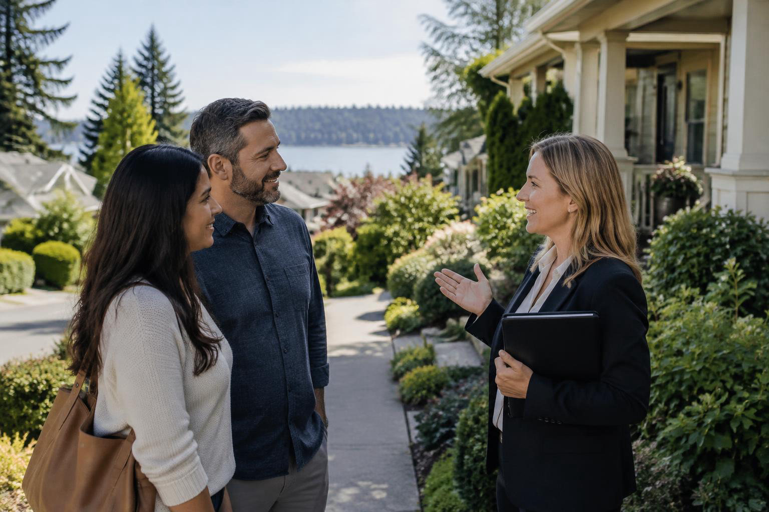 Illustrative a residential exterior or neighborhood streetscape accompanying How to Find a Trustworthy Listing Agent in Olympia: Questions That Reveal the Right Fit