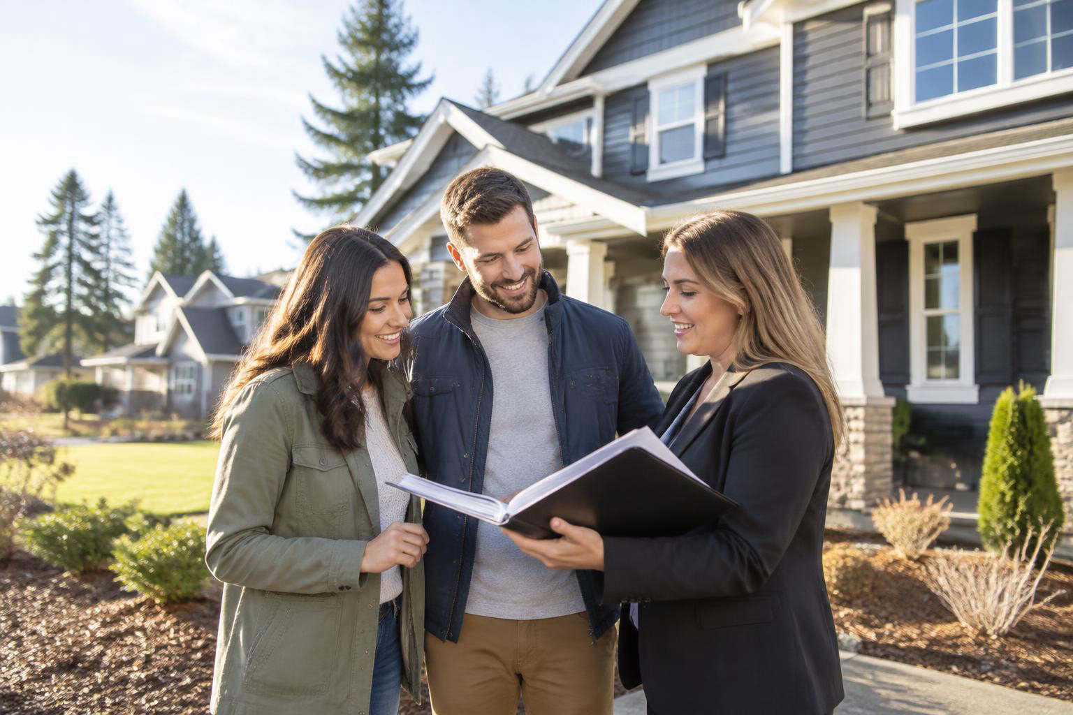 Illustrative people naturally engaged in the article's homeownership or relocation topic accompanying Investing in Lacey Rental Property: A Practical Guide to Buying and Managing Well