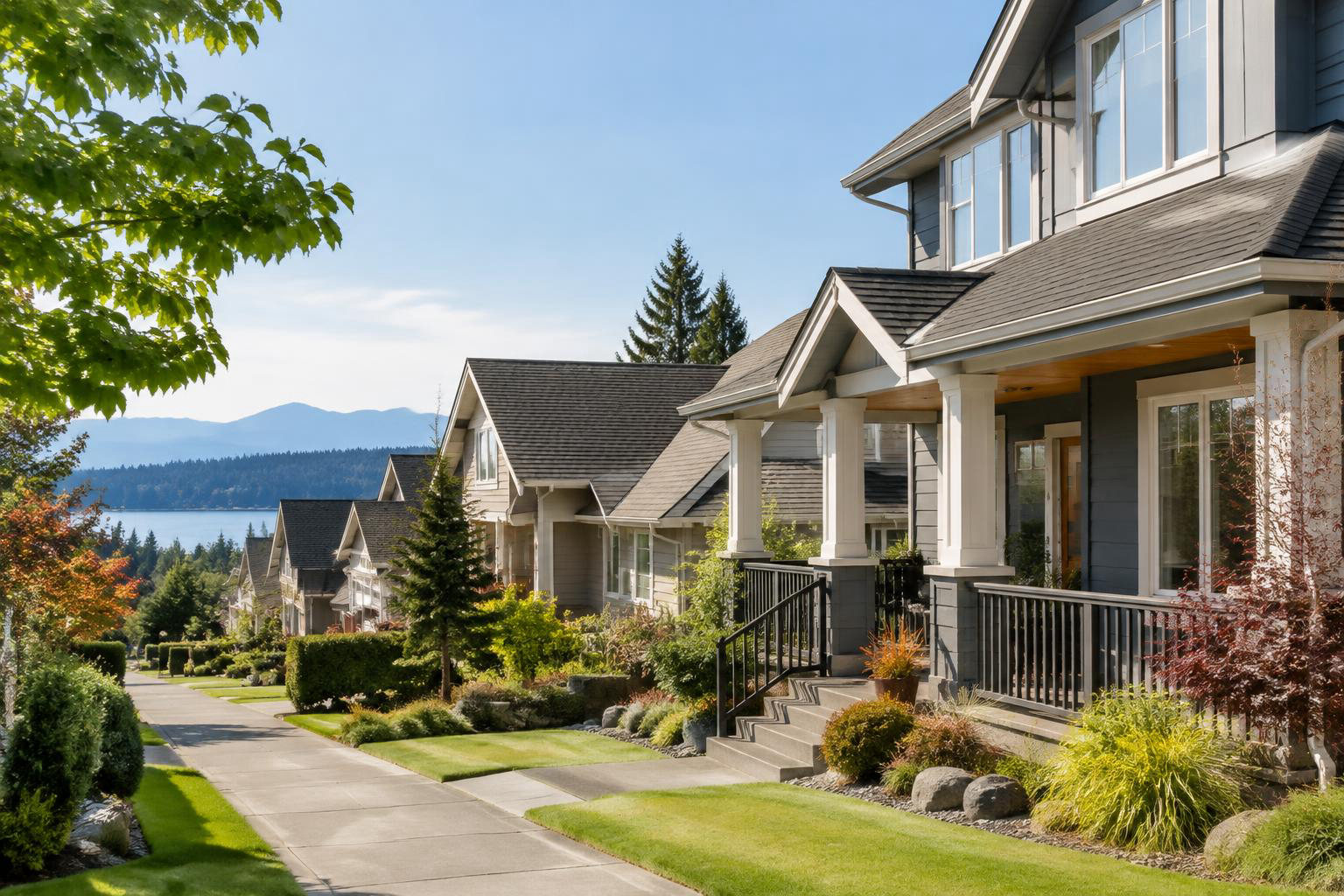 Illustrative a residential exterior or neighborhood streetscape accompanying Investing in Olympia Rental Property: A Practical Guide to Buying and Managing Wisely