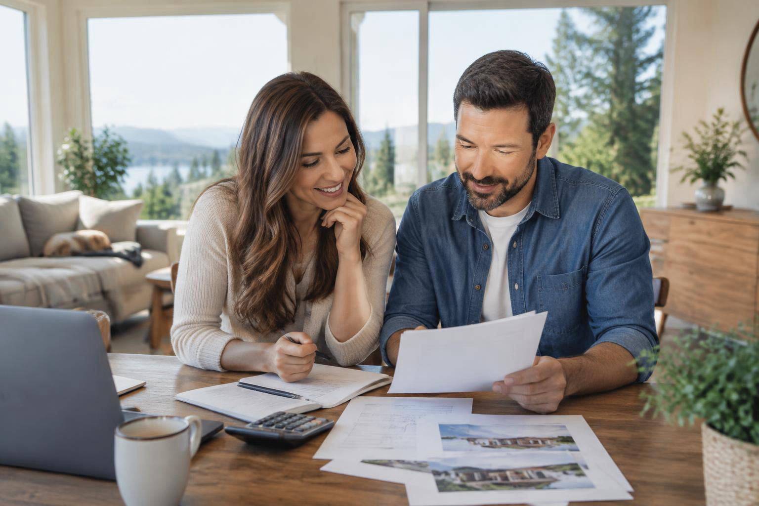 Illustrative people naturally engaged in the article's homeownership or relocation topic accompanying Lacey Property Taxes and Closing Costs: Know Your Budget Before You Move