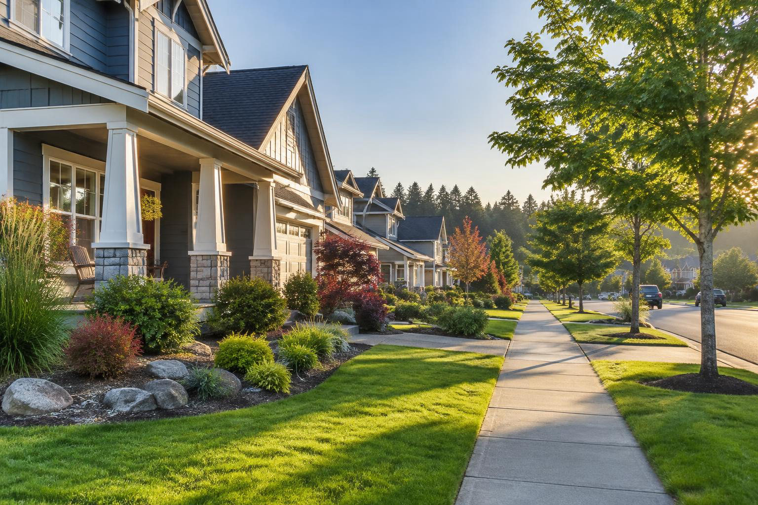Illustrative a residential exterior or neighborhood streetscape accompanying Lacey Schools and Commutes: A Practical Guide to Choosing Your Next Home