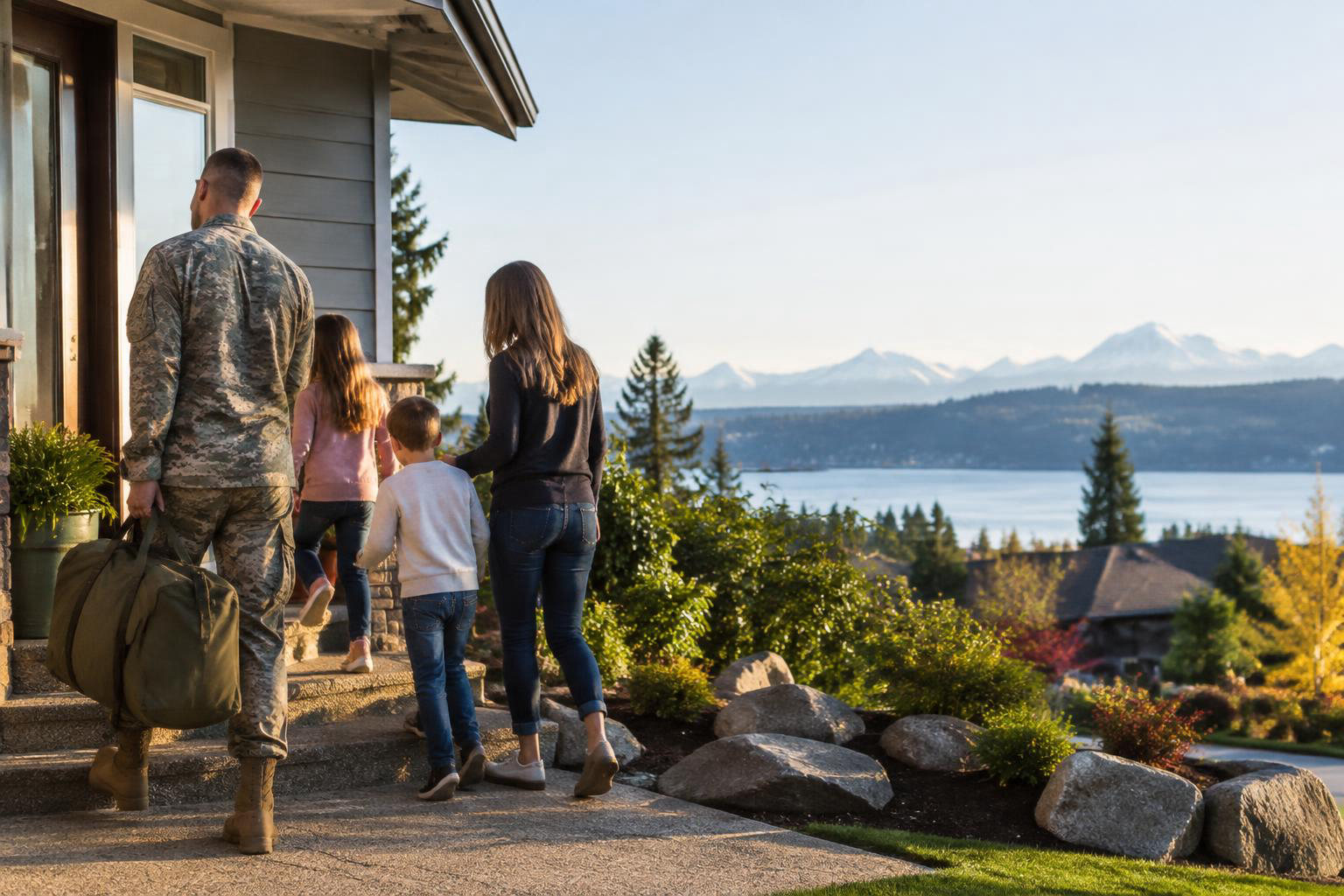 Illustrative a distinct regional lifestyle, outdoor, travel, or home detail accompanying Making Olympia Home Between Assignments: A Relocation Plan for Military Families